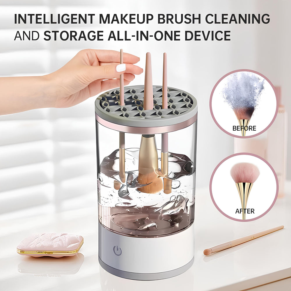 RECHARGEABLE MAKEUP BRUSH CLEANER Automatic Makeup Brush Cleaner DS00128