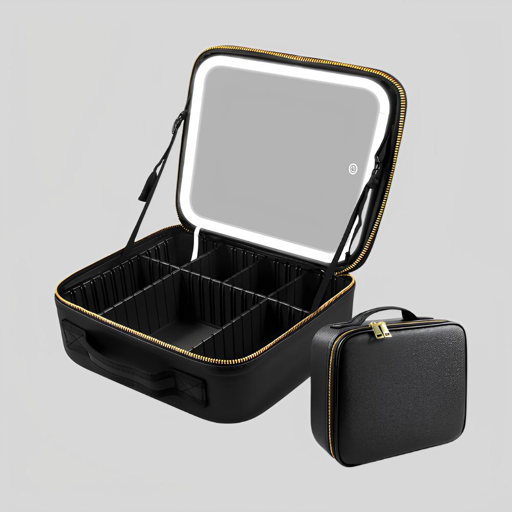 MAKEUP ORGANIZER CASE Multi-functional Makeup Bag with Mirror DS00129