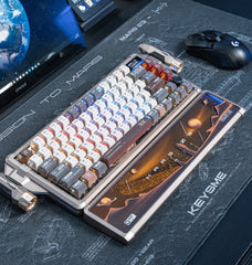 Customized Keyboard with Stainless Steel Plaque for Mars03 Alloy Spaceship - Standard Version DS00098