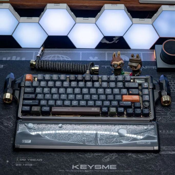 Customized Keyboard with Stainless Steel Plaque for Mars03 Alloy Spaceship - Standard Version DS00098