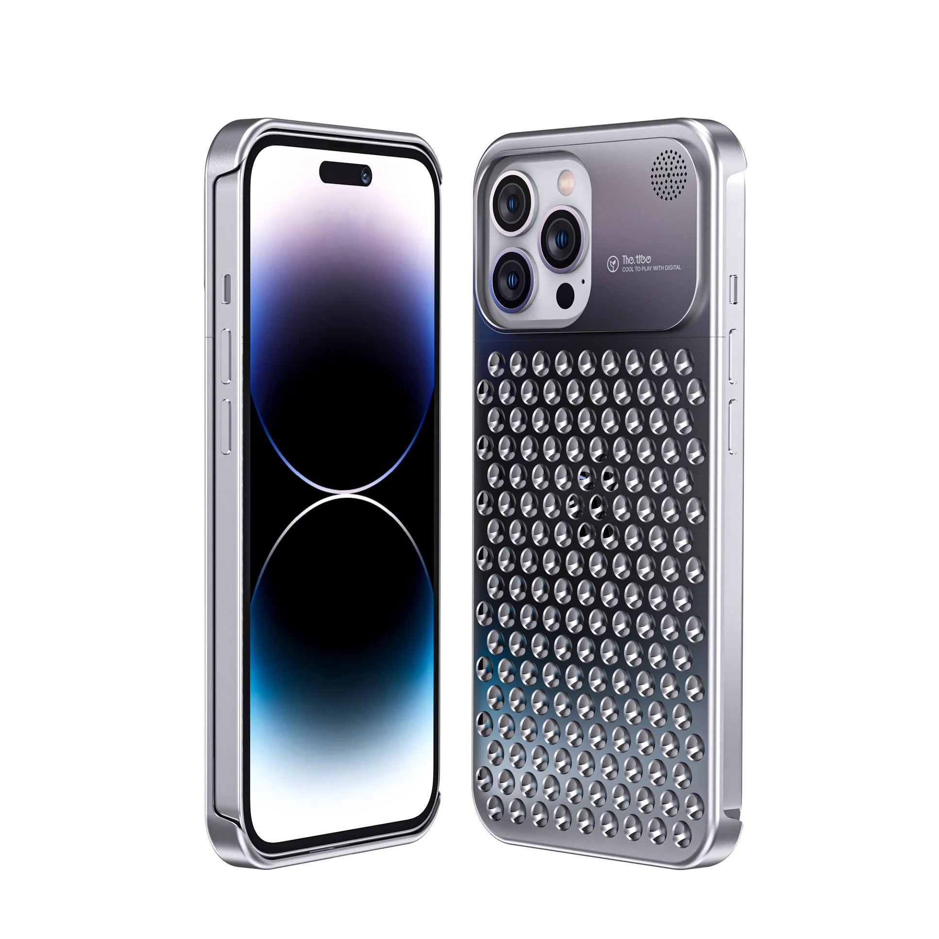 Aromatherapy phone case iphone13iPhone14 iphone15 Aluminum alloy anti-fall heat dissipation bezel slim DS00081