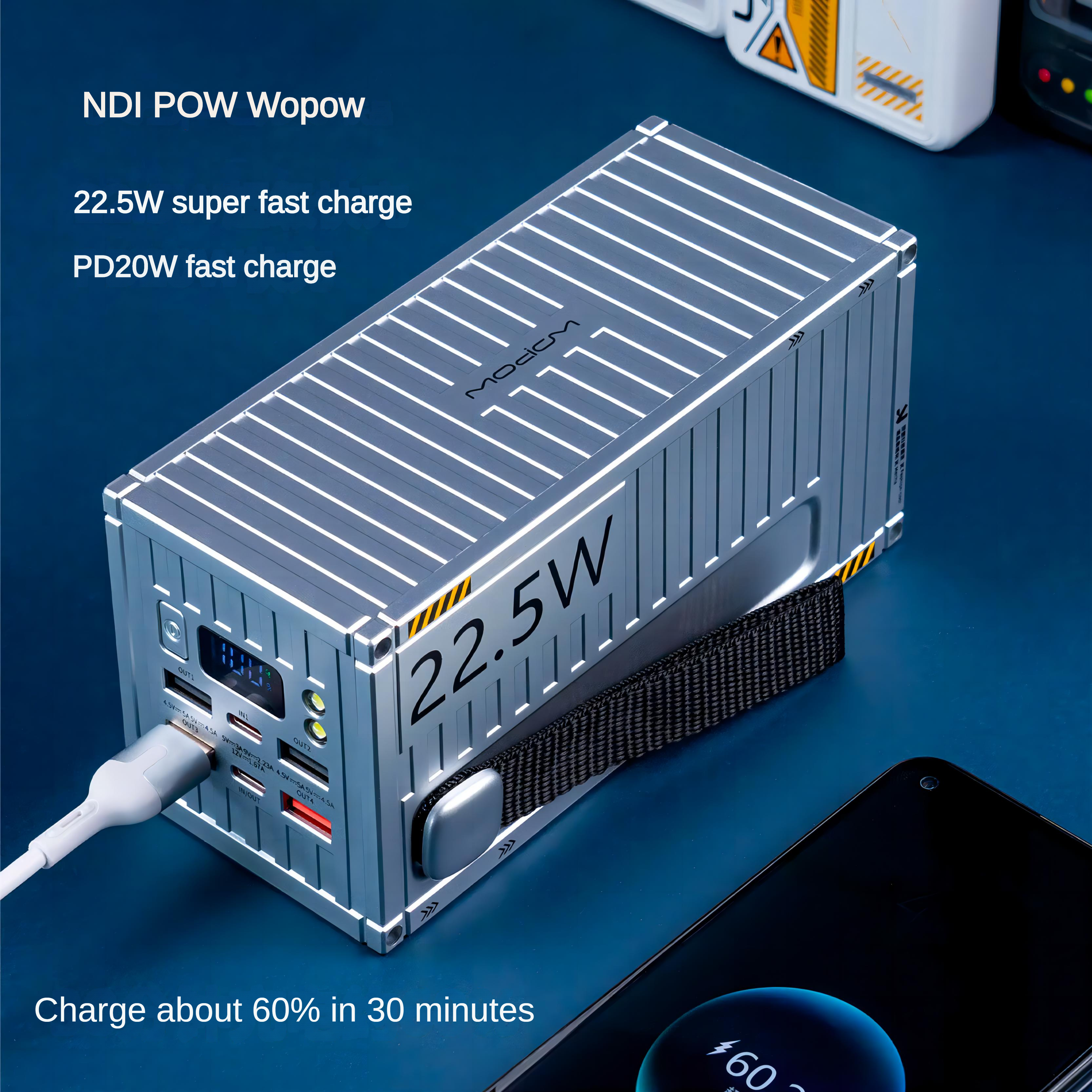 50000 mA 22.5W Power Pack Super Large Capacity Super Fast Charging Mobile Power DS00044