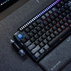 Two-color Element series spacecraft structure customized three-mode mechanical keyboard DS00108