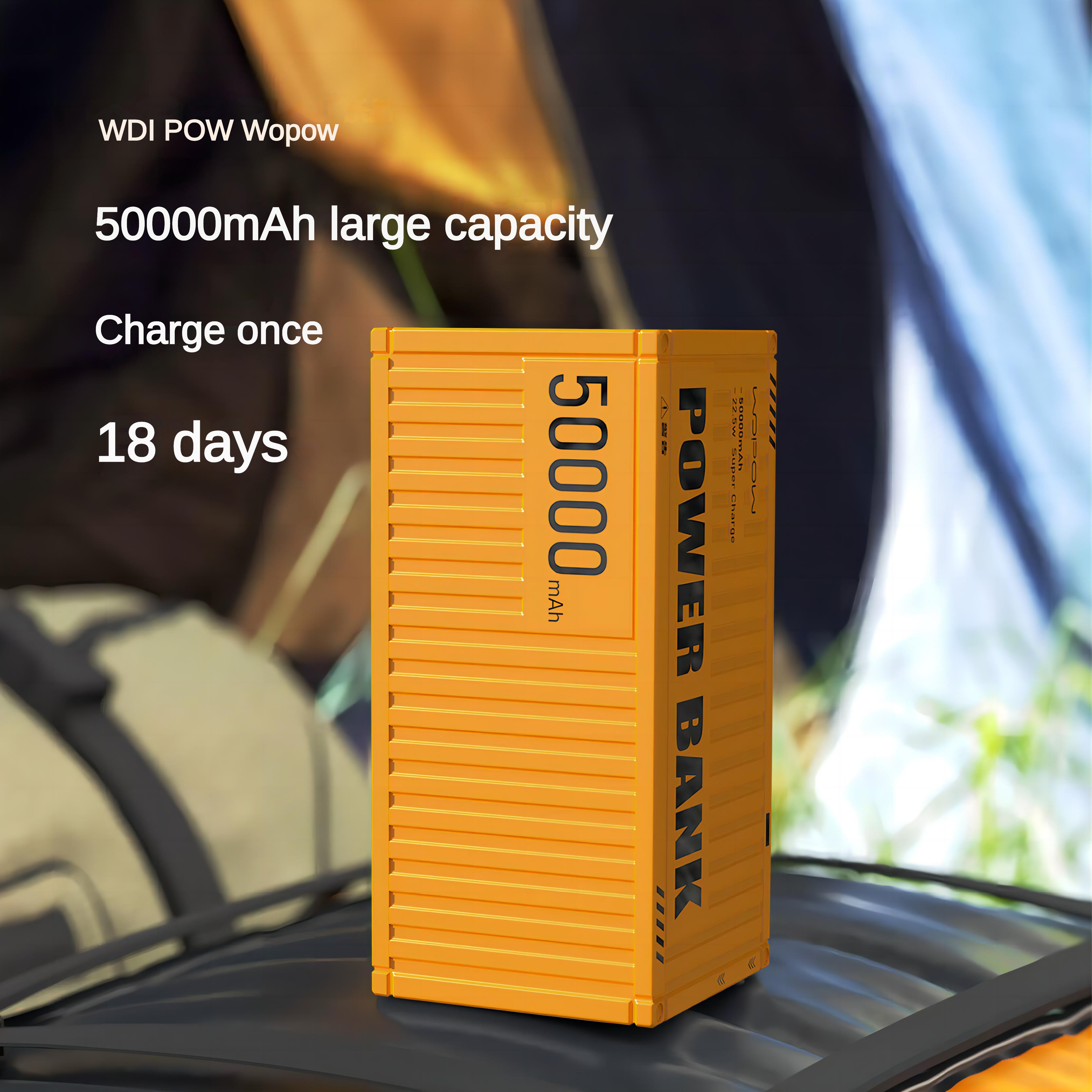 50000 mA 22.5W Power Pack Super Large Capacity Super Fast Charging Mobile Power DS00044