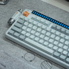 Two-color Element series spacecraft structure customized three-mode mechanical keyboard DS00108