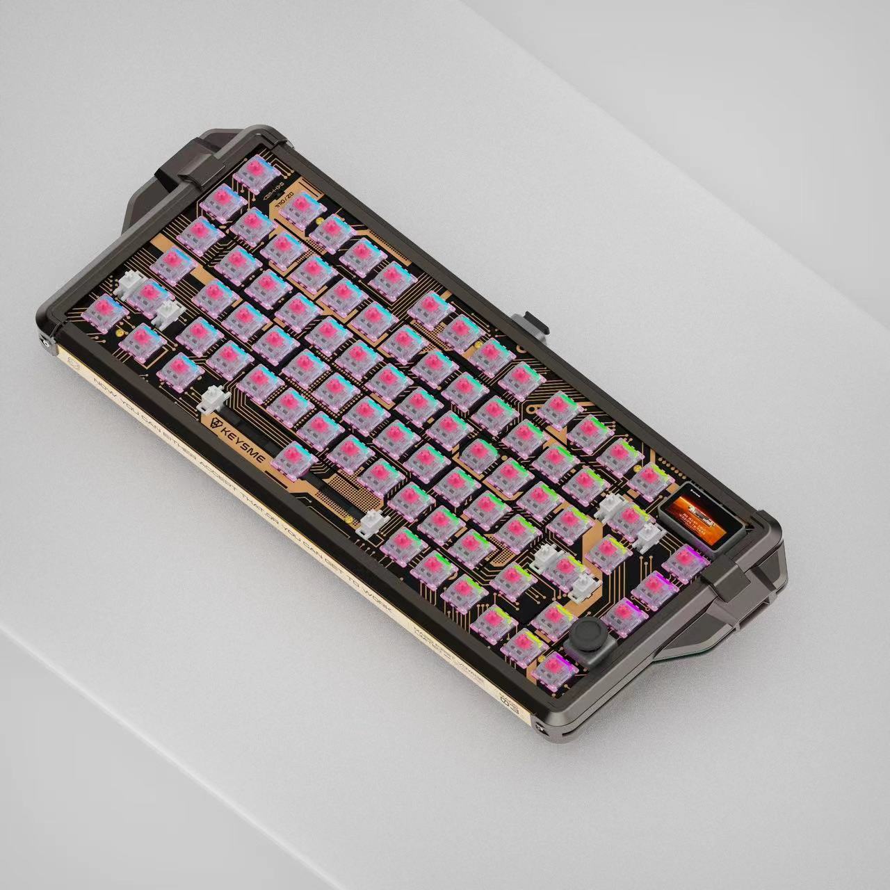 Customized Keyboard with Stainless Steel Plaque for Mars03 Alloy Spaceship - Standard Version DS00098