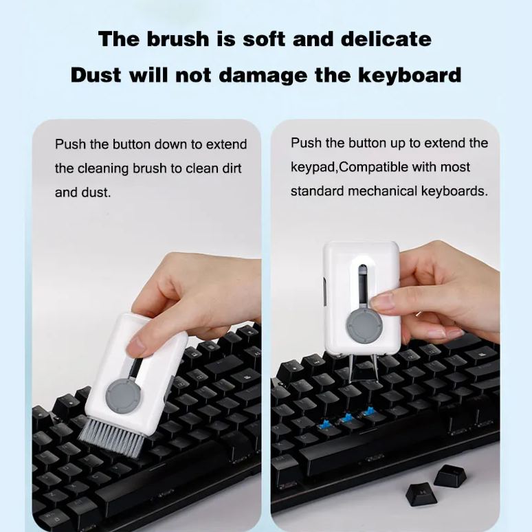 6-in-1 Keyboard Cleaner, Laptop Screen Cleaner, Electronic Cleaner Kit DS00021