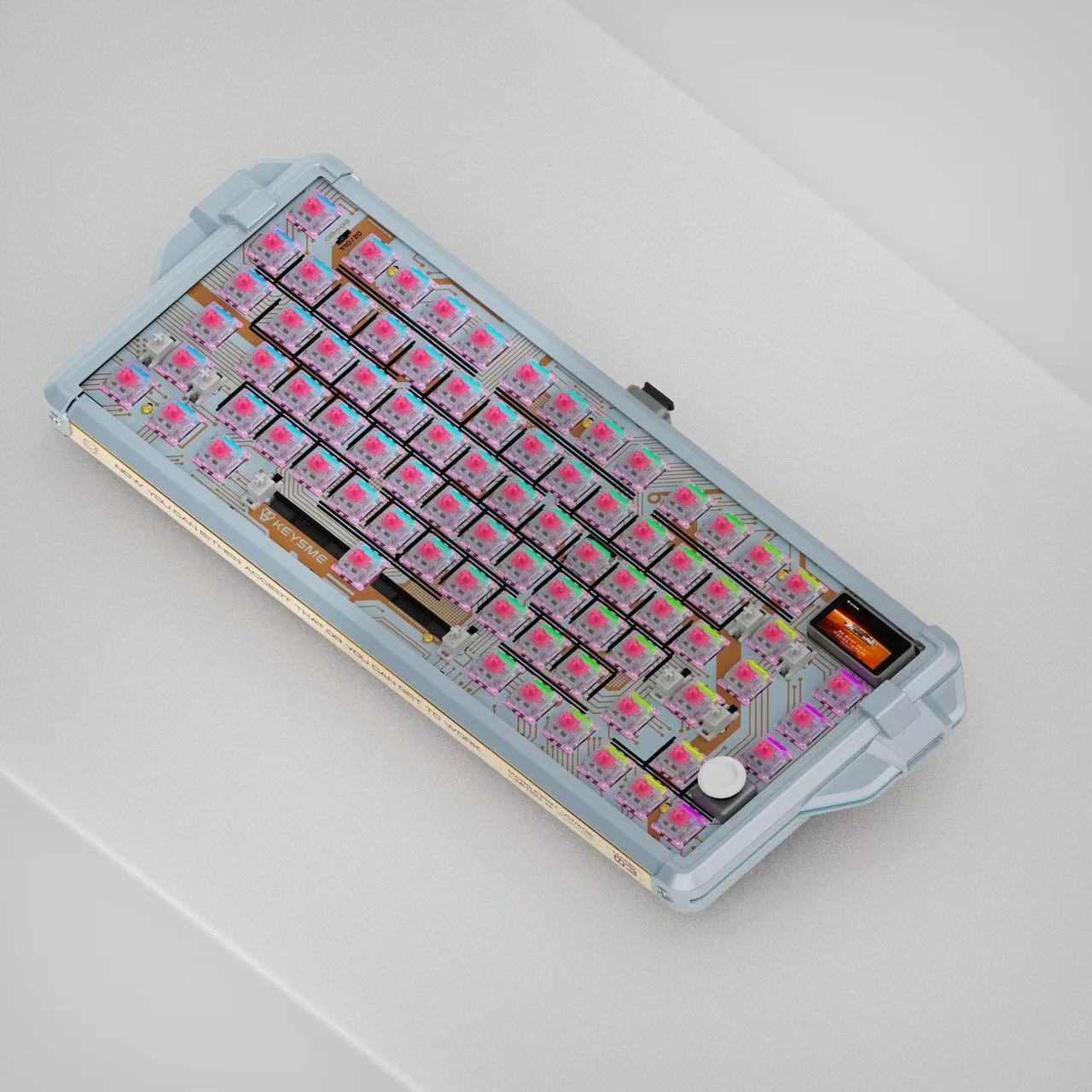 Customized Keyboard with Stainless Steel Plaque for Mars03 Alloy Spaceship - Standard Version DS00098