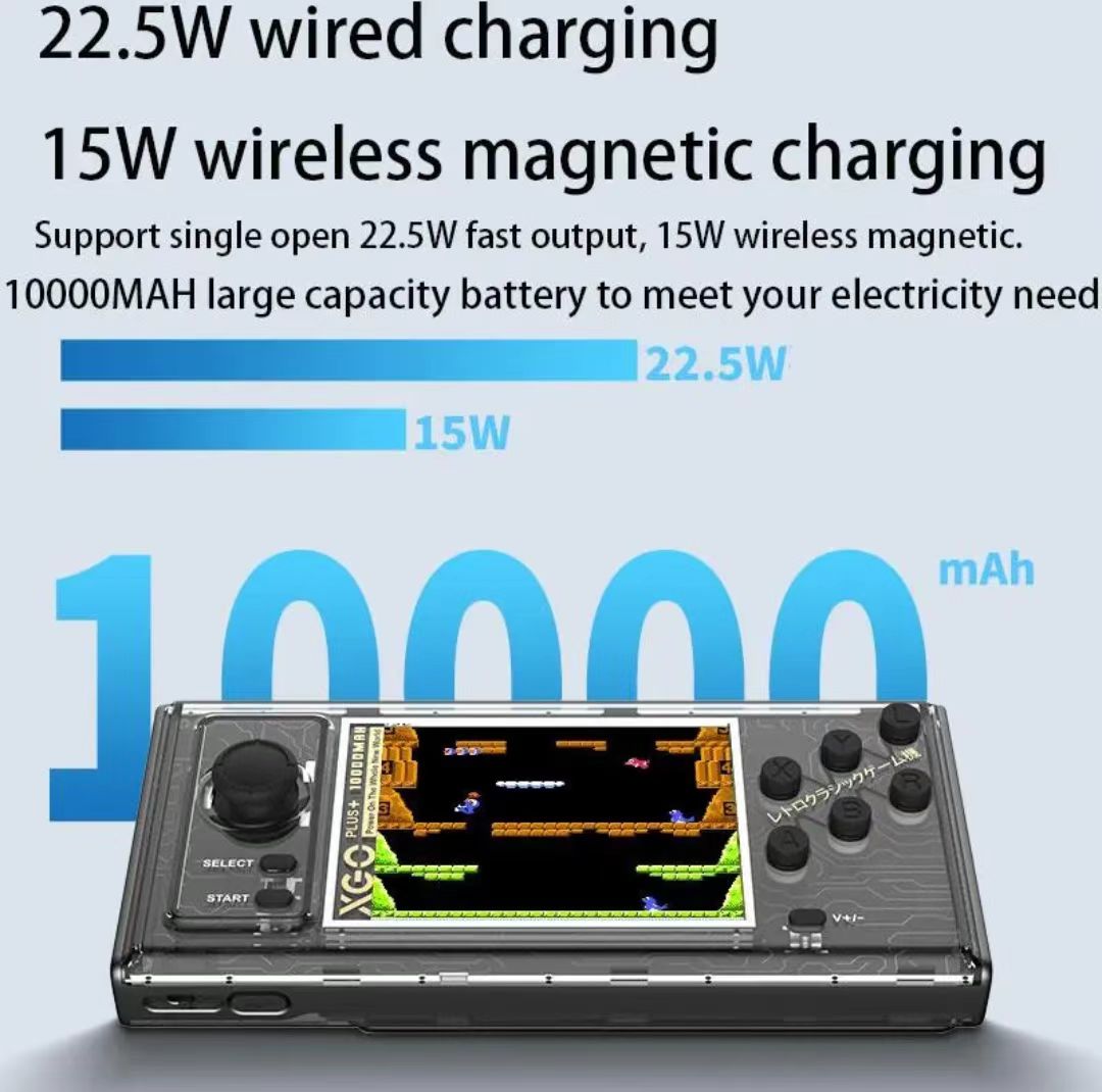 1 Piece Power Bank Game Console 2-in-110000 Mah Large Capacity Mobile Power Supply DS00060