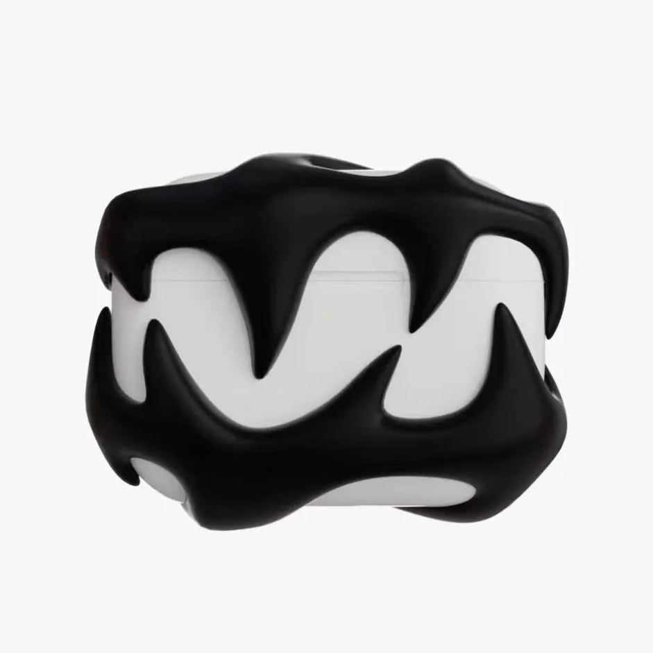 Original 3D Printed Wolf Fang Design Case for AirPods Pro 1/2 DS00085