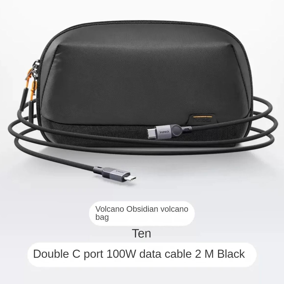 Ineteck digital storage bag data cable volcano storage bag DS00025