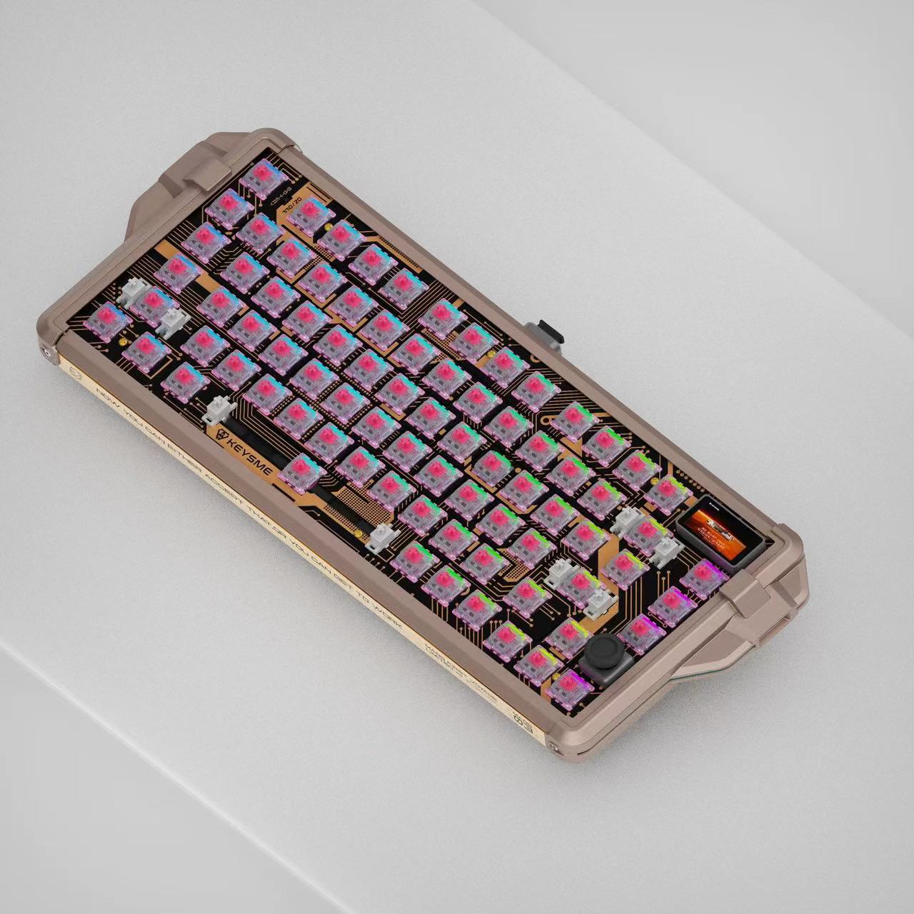 Customized Keyboard with Stainless Steel Plaque for Mars03 Alloy Spaceship - Standard Version DS00098