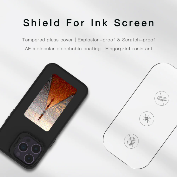 NFC Color Smart Electronic Ink Phone Case for iPhone 13/14/15 Pro/Pro Max DS00086